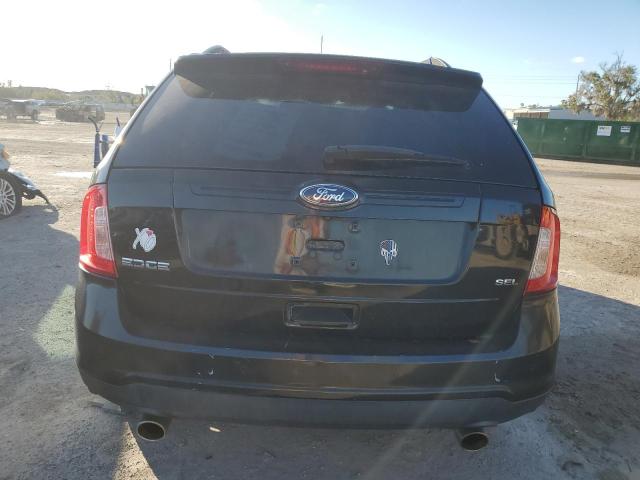 2FMDK3JC2BBA63412 - 2011 FORD EDGE SEL BLACK photo 6