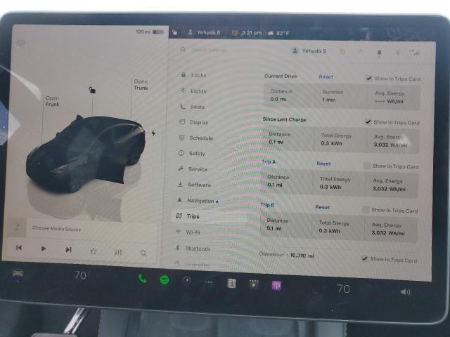 7SAYGDEE4SA349368 - 2025 TESLA MODEL Y 黑色 照片 9