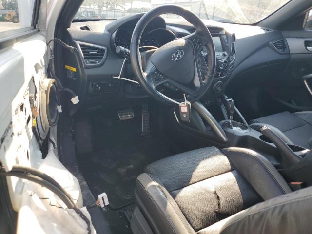 KMHTC6AE5GU275427 - 2016 HYUNDAI VELOSTER TURBO WHITE photo 8