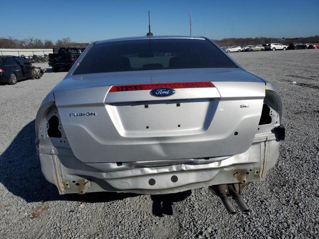 3FAHP0HA3CR308947 - 2012 FORD FUSION SE SILVER photo 6