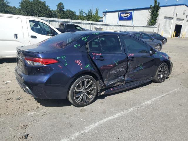 5YFS4MCE1NP139000 - 2022 TOYOTA COROLLA SE BLUE photo 3