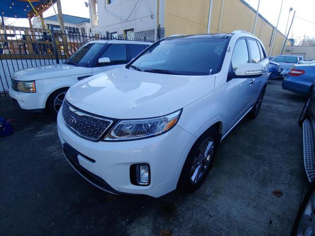 5XYKWDA75EG487627 - 2014 KIA SORENTO SX WHITE photo 2