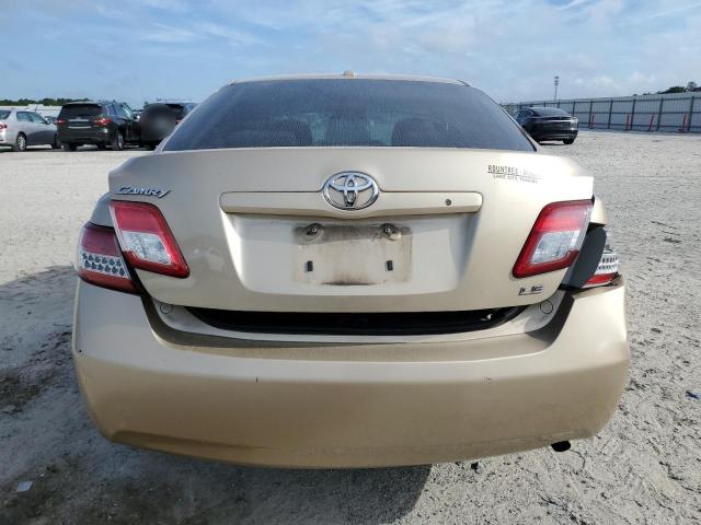 4T1BF3EK7BU127256 - 2011 TOYOTA CAMRY BASE Qızıl foto 6