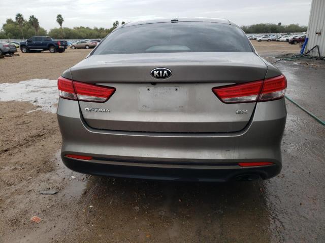 5XXGU4L36GG046506 - 2016 KIA OPTIMA EX SILVER photo 6