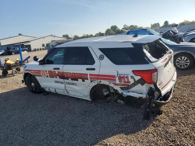 1FM5K8ACXPGB98784 - 2023 FORD EXPLORER POLICE INTERCEPTOR Blanc photo 2