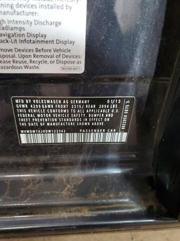 WVWDM7AJXDW122342 - 2013 VOLKSWAGEN GOLF 石墨色 照片 13