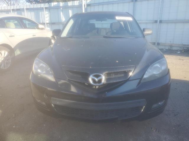 JM1BK343871643080 - 2007 MAZDA 3 HATCHBACK BLACK photo 5