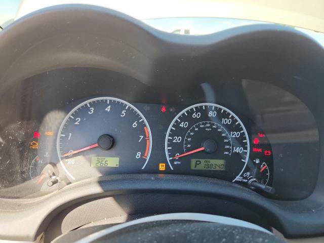 5YFBU4EE0CP072612 - 2012 TOYOTA COROLLA BASE Բեժ լուսանկար 9