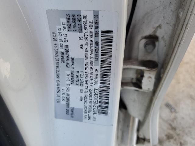 3MYDLBYV5JY306205 - 2018 TOYOTA YARIS IA WHITE photo 12