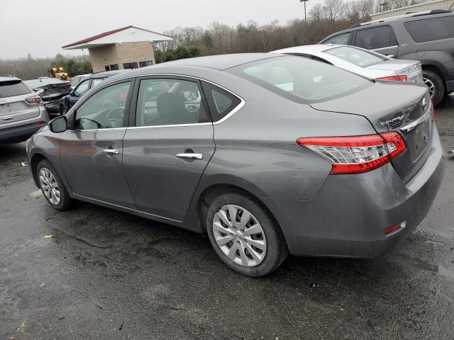 3N1AB7AP6FY344744 - 2015 NISSAN SENTRA S GRAY photo 2