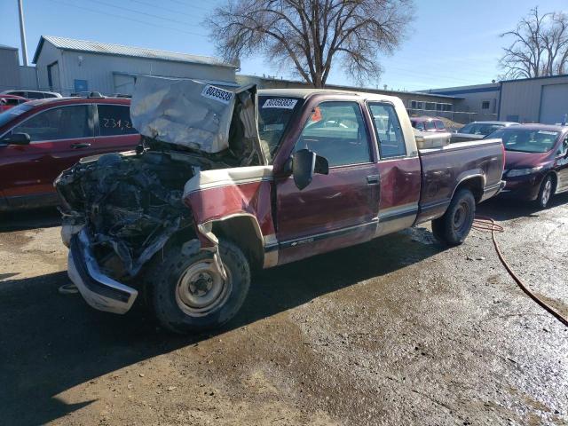 2GCEC19H4N1125137 - 1992 CHEVROLET GMT-400 C1500 BURGUNDY photo 1