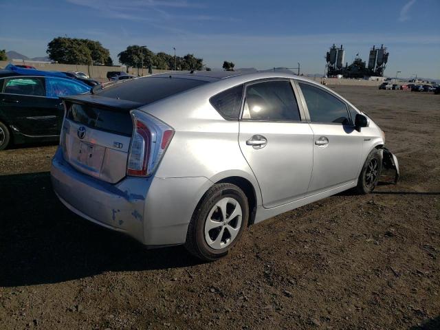 JTDKN3DU8E1738946 - 2014 TOYOTA PRIUS BLACK photo 3