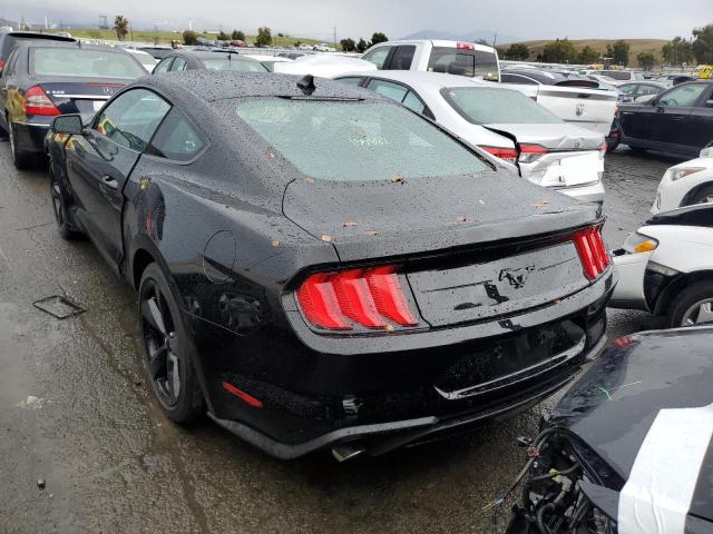 1FA6P8TH0N5109838 - 2022 FORD MUSTANG BLACK photo 2