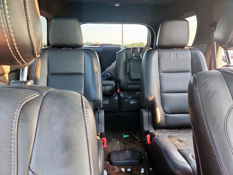 1FM5K8GT8FGA99466 - 2015 FORD EXPLORER SPORT შავი ფოტო 10