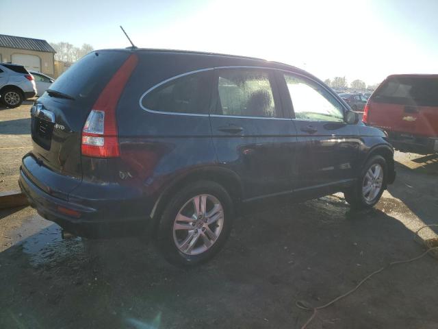 5J6RE4H77BL059902 - 2011 HONDA CR-V EXL BLUE photo 3