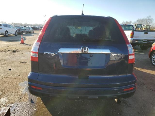 5J6RE4H77BL059902 - 2011 HONDA CR-V EXL BLUE photo 6