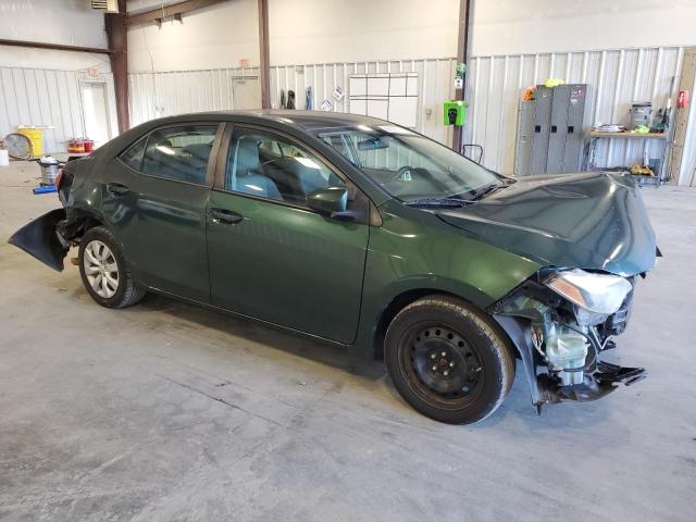 2T1BURHEXFC306932 - 2015 TOYOTA COROLLA L GREEN photo 4