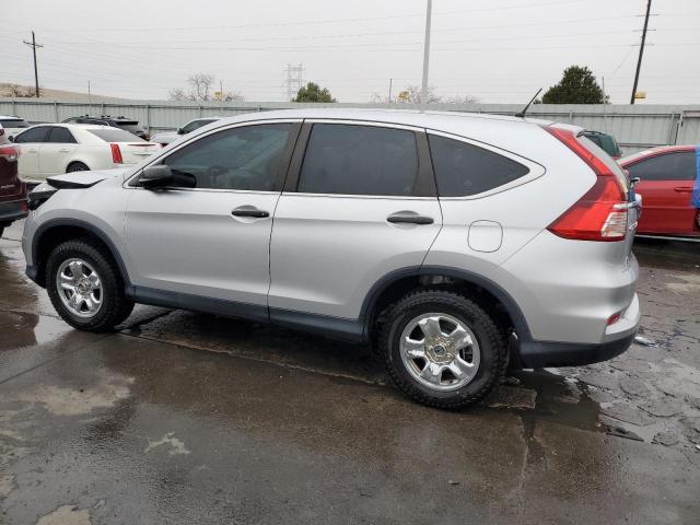 5J6RM4H32FL077441 - 2015 HONDA CR-V LX SILVER photo 2