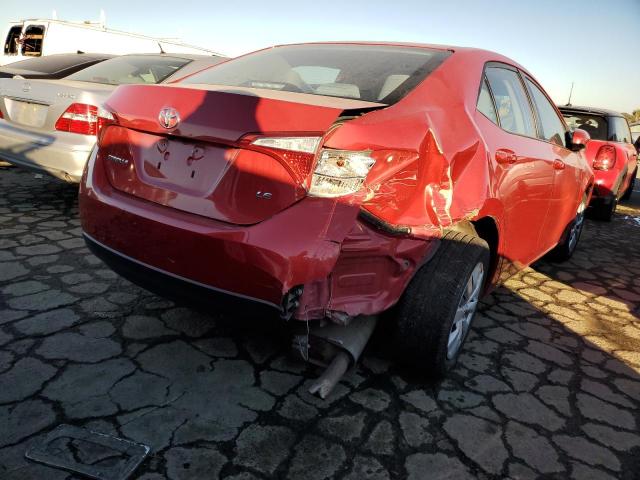 5YFBURHE7GP441786 - 2016 TOYOTA COROLLA L RED photo 3