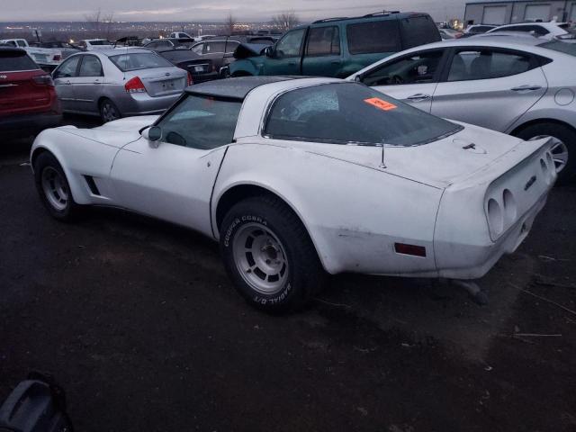 1Z878AS439179 - 1980 CHEVROLET CORVETTE 2 WHITE photo 2