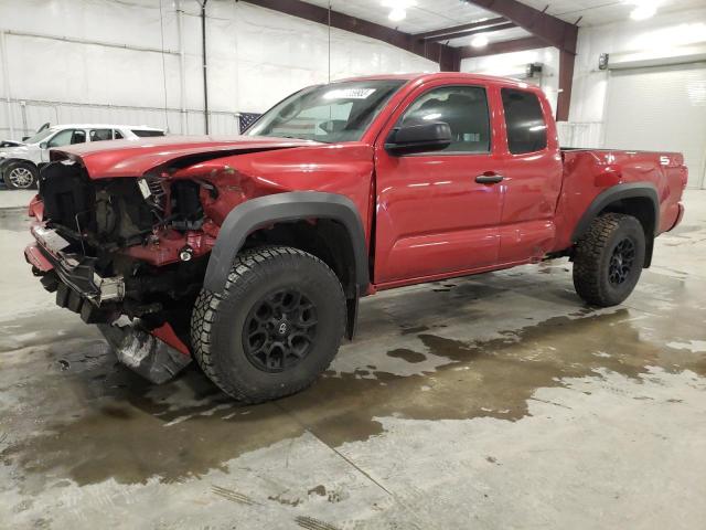 3TYSZ5AN7NT061683 - 2022 TOYOTA TACOMA ACCESS CAB RED photo 1