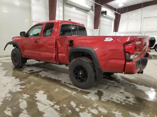 3TYSZ5AN7NT061683 - 2022 TOYOTA TACOMA ACCESS CAB Қызыл фото 2