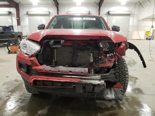 3TYSZ5AN7NT061683 - 2022 TOYOTA TACOMA ACCESS CAB RED photo 5