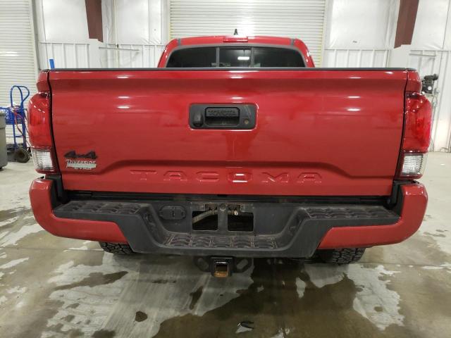 3TYSZ5AN7NT061683 - 2022 TOYOTA TACOMA ACCESS CAB RED photo 6