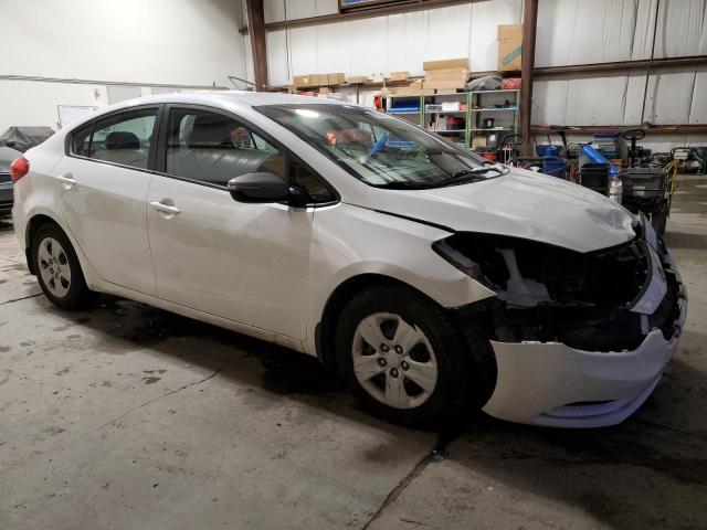 KNAFK4A65E5096598 - 2014 KIA FORTE LX WHITE photo 4