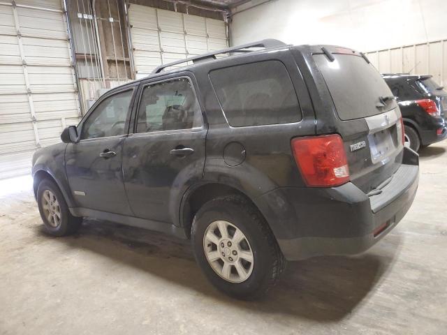 4F2CZ02Z88KM10446 - 2008 MAZDA TRIBUTE I BLACK photo 2