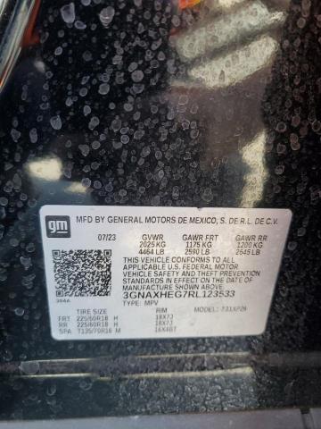 3GNAXHEG7RL123533 - 2024 CHEVROLET EQUINOX LS 黑色 照片 14