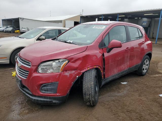 KL7CJKSB6FB173567 - 2015 CHEVROLET TRAX LS RED photo 1