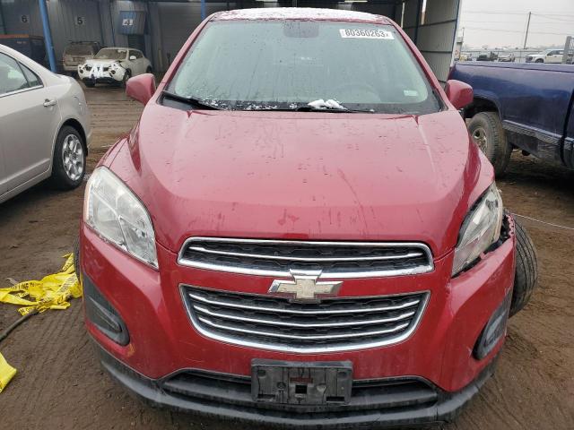 KL7CJKSB6FB173567 - 2015 CHEVROLET TRAX LS RED photo 5