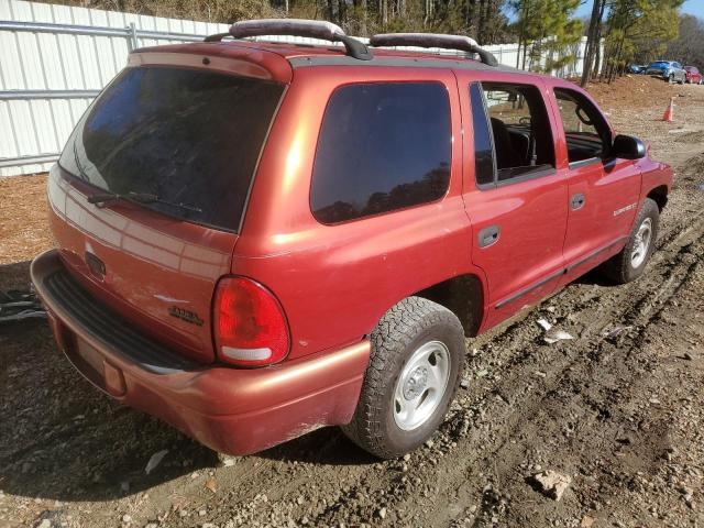 1B4HR28Y3XF567497 - 1999 DODGE DURANGO RED photo 3