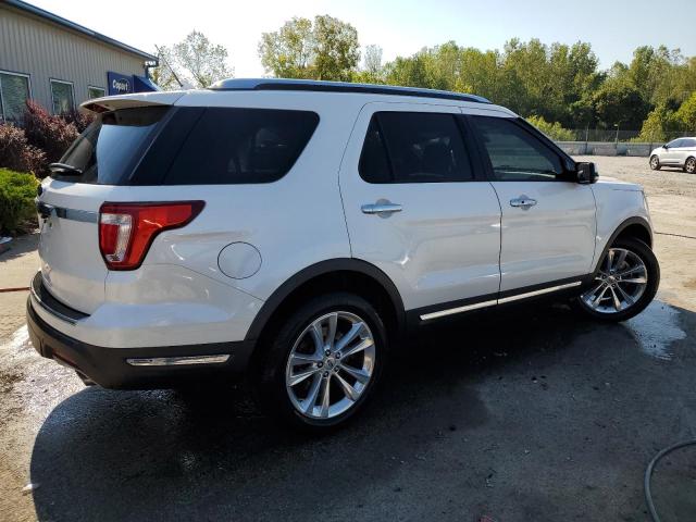 1FM5K7F87JGC63435 - 2018 FORD EXPLORER LIMITED Weiß Foto 3
