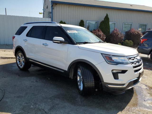 1FM5K7F87JGC63435 - 2018 FORD EXPLORER LIMITED Weiß Foto 4