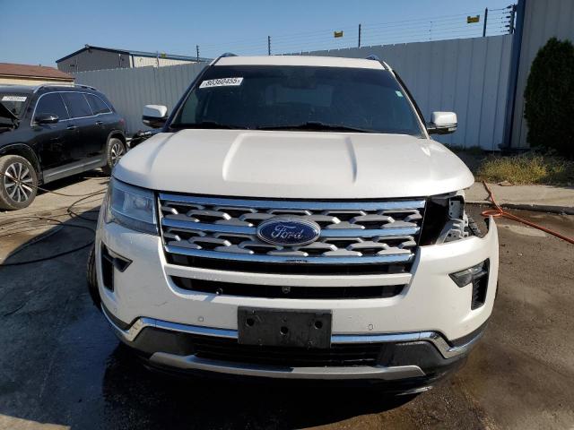 1FM5K7F87JGC63435 - 2018 FORD EXPLORER LIMITED Weiß Foto 5