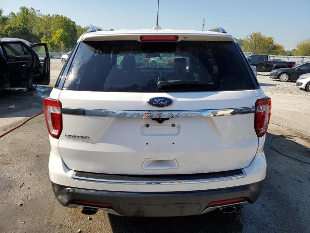 1FM5K7F87JGC63435 - 2018 FORD EXPLORER LIMITED Weiß Foto 6