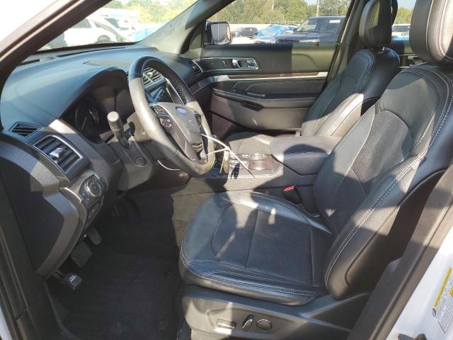 1FM5K7F87JGC63435 - 2018 FORD EXPLORER LIMITED Weiß Foto 7