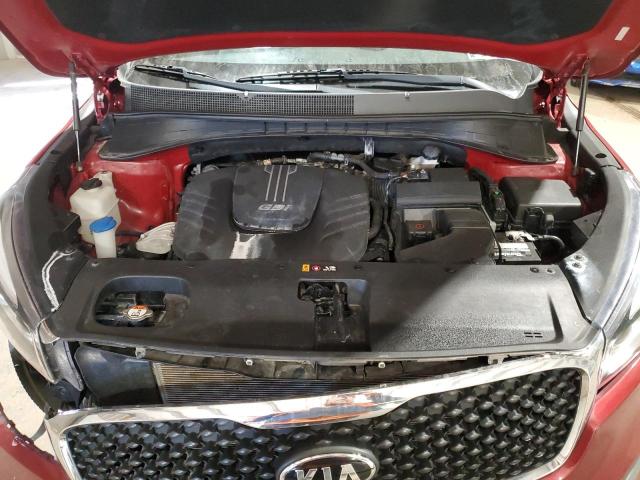 5XYPGDA55GG091864 - 2016 KIA SORENTO LX RED photo 11