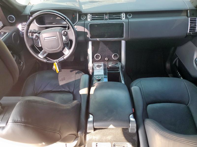 SALGS2RU6LA404888 - 2020 LAND ROVER RANGE ROVE HSE BLACK photo 8