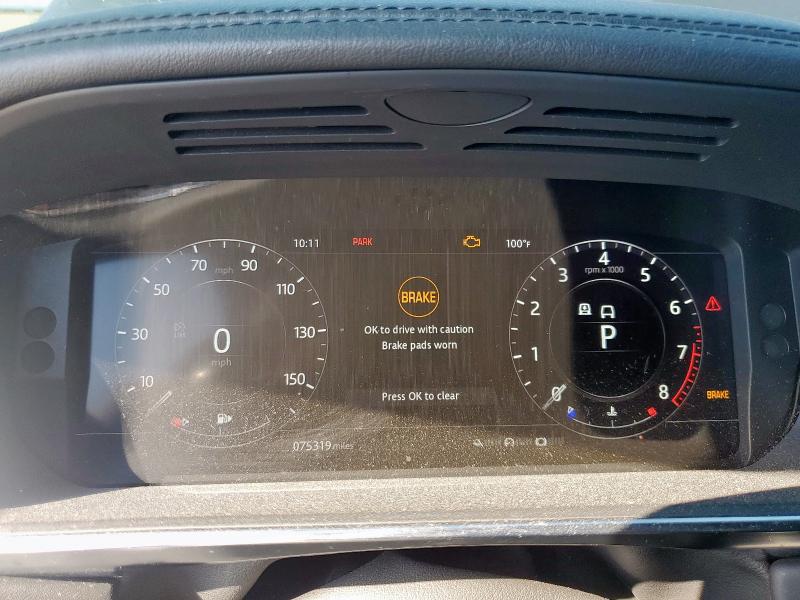 SALGS2RU6LA404888 - 2020 LAND ROVER RANGE ROVE HSE BLACK photo 9