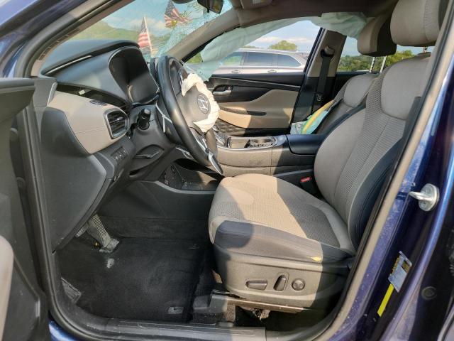 5NMS24AJ4NH465325 - 2022 HYUNDAI SANTA FE SEL Կապույտ լուսանկար 7