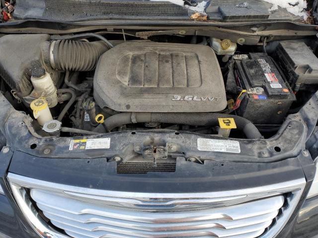 2C4RC1CG7DR625116 - 2013 CHRYSLER TOWN & COU TOURING L BLACK photo 12