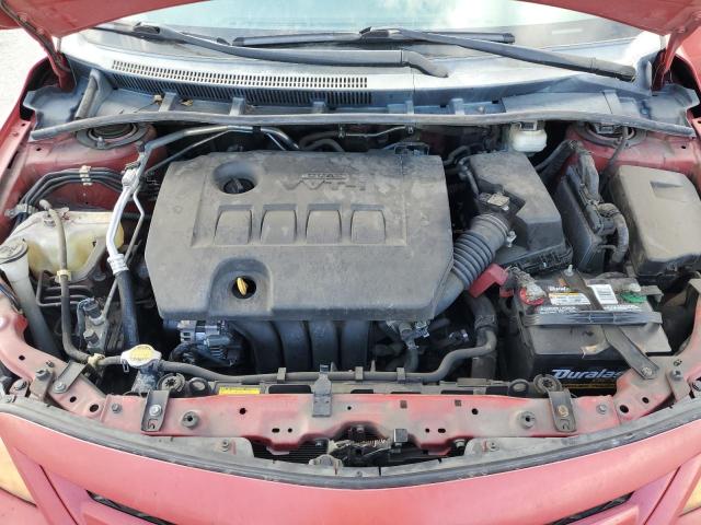 2T1BU4EE5BC720802 - 2011 TOYOTA COROLLA BASE 红色 照片 11