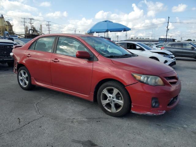 2T1BU4EE5BC720802 - 2011 TOYOTA COROLLA BASE 红色 照片 4