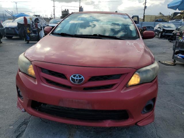 2T1BU4EE5BC720802 - 2011 TOYOTA COROLLA BASE 红色 照片 5