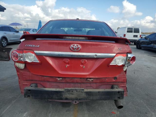 2T1BU4EE5BC720802 - 2011 TOYOTA COROLLA BASE 红色 照片 6
