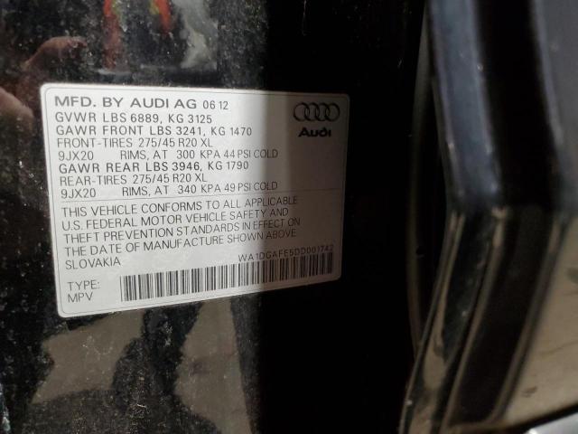 WA1DGAFE5DD001742 - 2013 AUDI Q7 PRESTIGE 黑色 照片 13