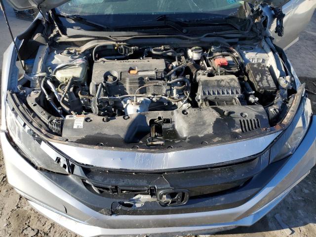 2HGFC2F61KH583624 - 2019 HONDA CIVIC LX SILVER photo 11